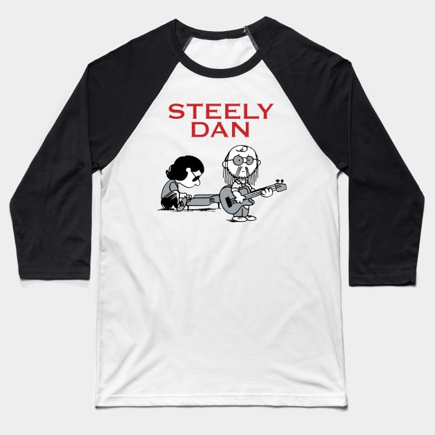 Steely guitar Baseball T-Shirt by FlayingDutchman